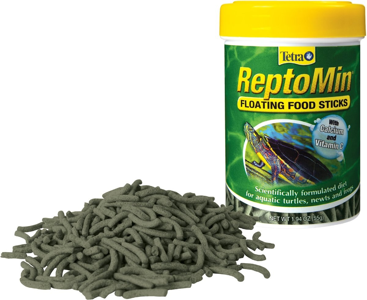 Tetra ReptoMin Floating Sticks Turtle， Newt and Frog Food