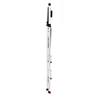 Rubbermaid 3-Step Aluminum Step Stool with Project Tray 225 lb. Load Capacity Type II Duty Rating RMA-3T-COM