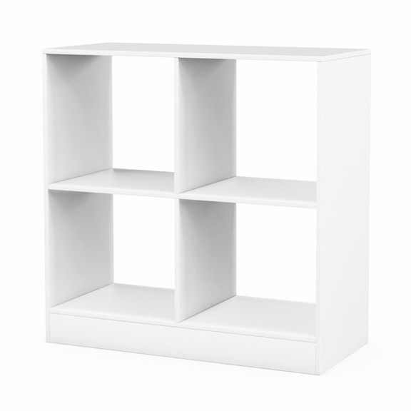 Costway 42193785 4 Cube Kids Bookcase with Open Sh...