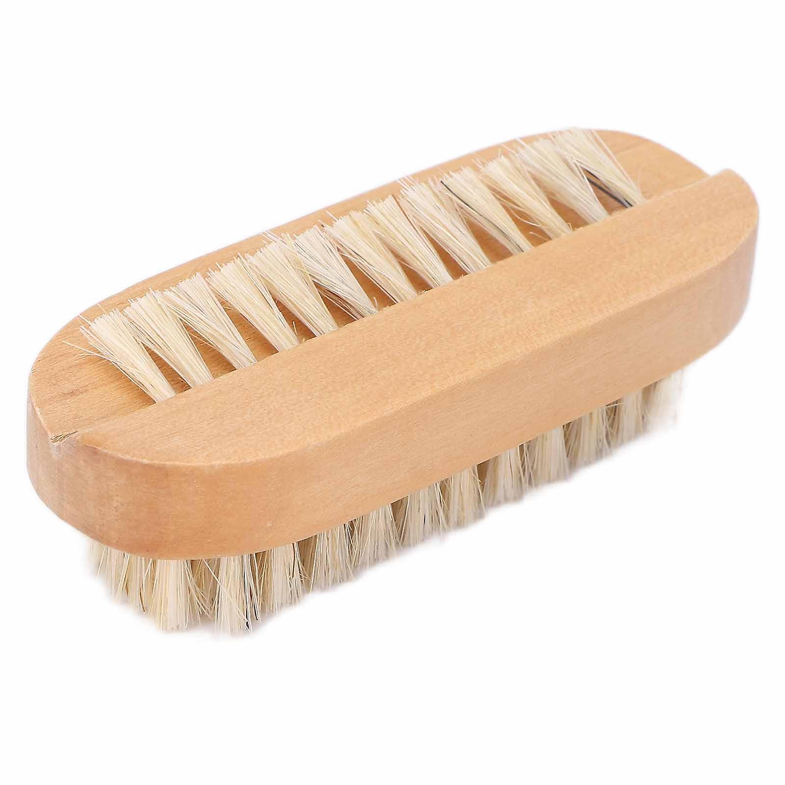 Nail Brush Men Women Wooden Fingernail Dust Dirt Removal Manicure Pedicure Cleaning Scrub Brush