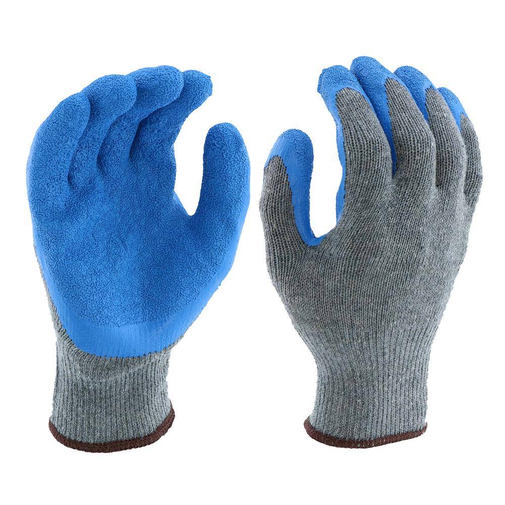 Large Latex-Dipped Cotton Multi-Purpose Gloves HD30503LSPPS48