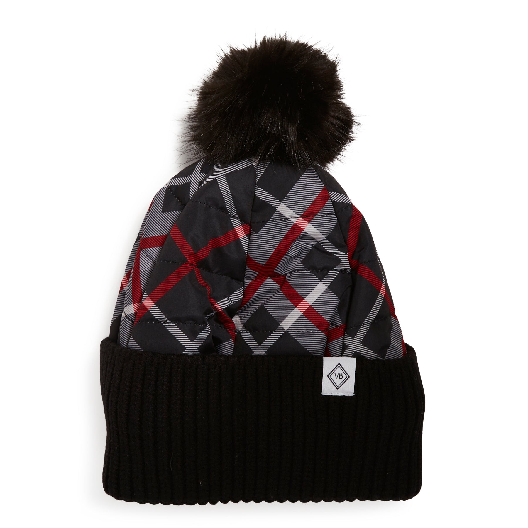 Quilted Pom Beanie