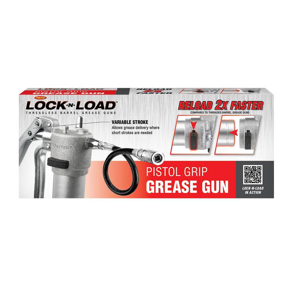 LOCK-N-LOAD Variable Stroke Pistol Grease Gun L1075L