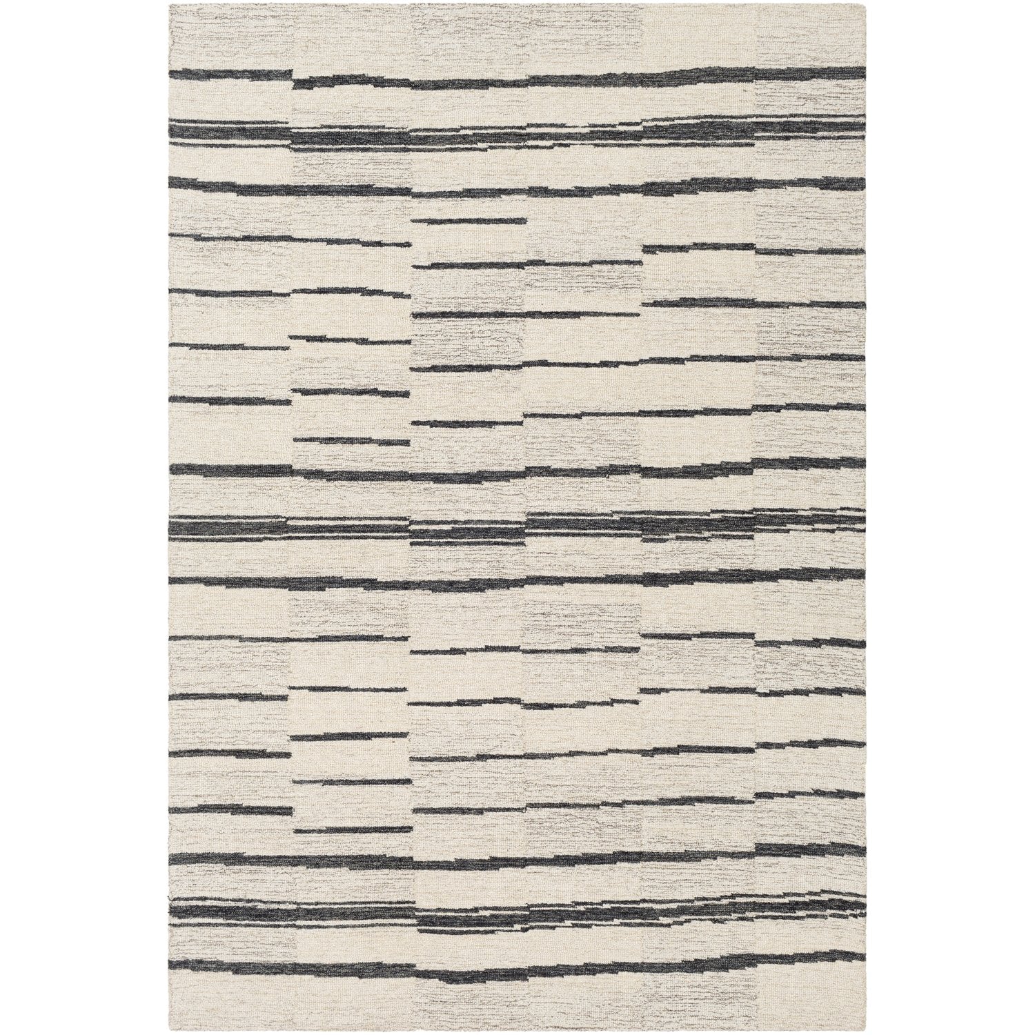 Granada Hand Tufted Rug in Taupe, Beige, Charcoal