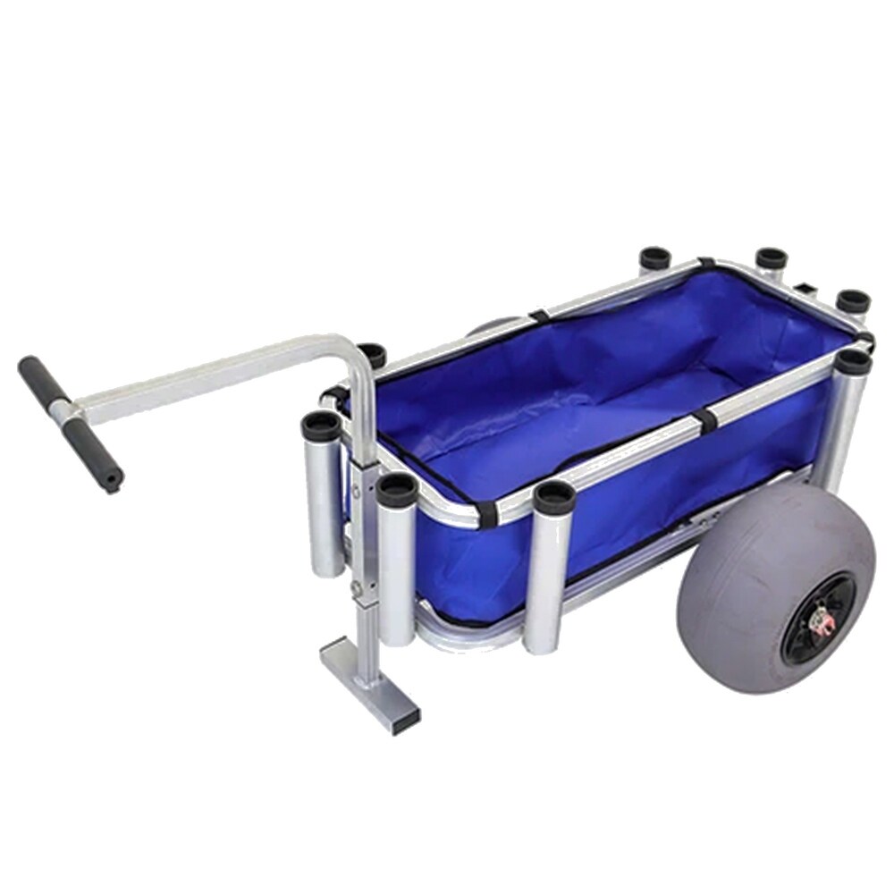 Juggernaut Storage Fishing Gear and Marine Equipment Rolling Utility Cart  Blue   28