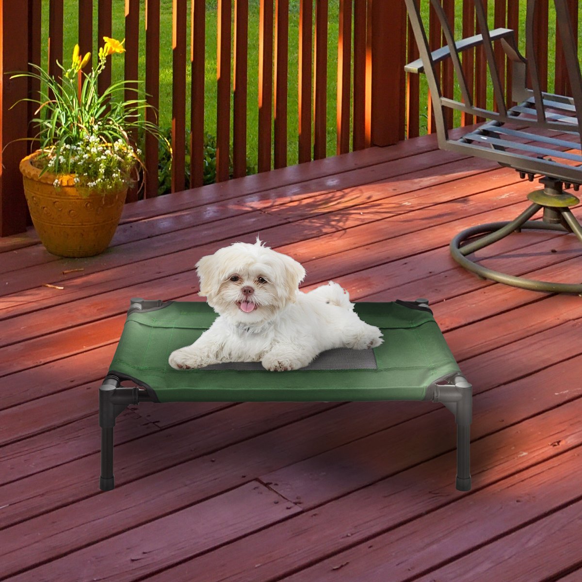 Pet Adobe Cot-Style Elevated Pet Bed