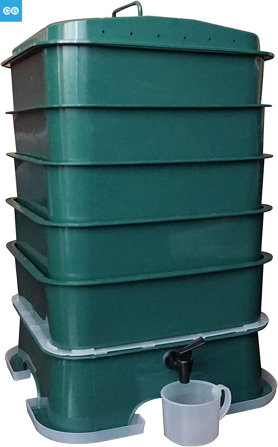 Plus 5-Tray Worm Compost Bin \u2013 Easy Setup and Sustainable Design