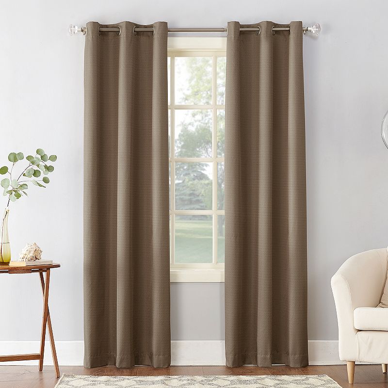 Sun Zero Cooper Room Darkening Thermal Insulated Grommet Single Curtain Panel