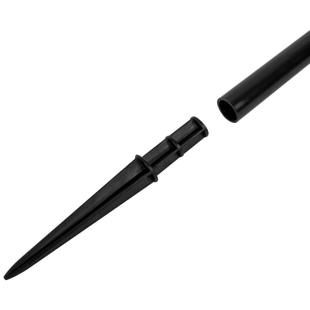 TikiTunes 40 in. Adjustable Pole and Ground Stake in Black TIKITUNES-GS-001