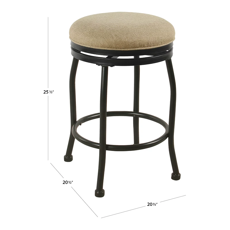 HomePop Swivel Counter Stool