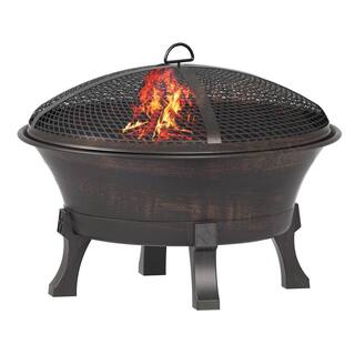 Hampton Bay 26 in. Del Oro Cast Iron Fire Pit FT-1107C