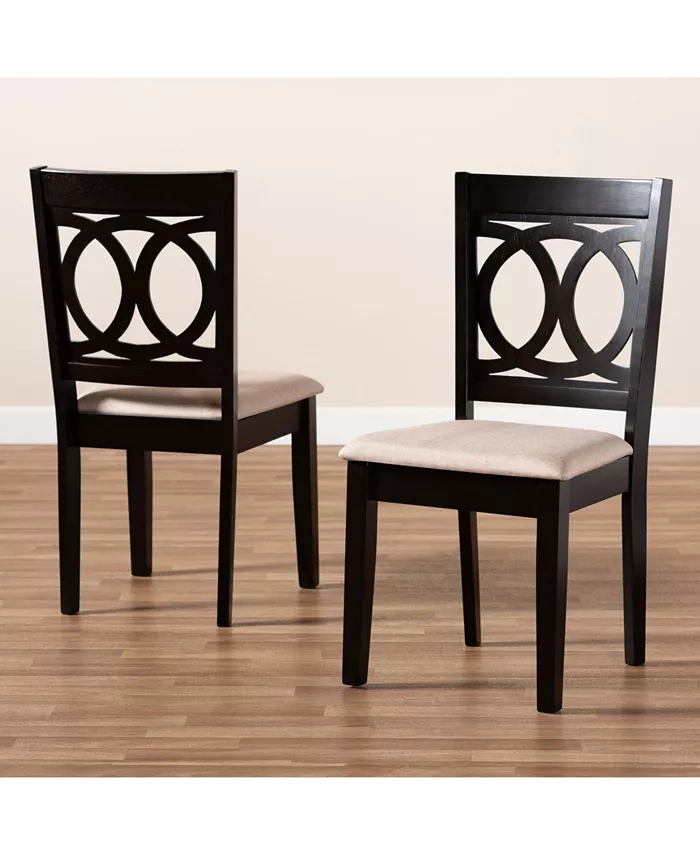 Furniture Furniture Lenoir Transitional 2 Piece Dining Chair Set with Seat