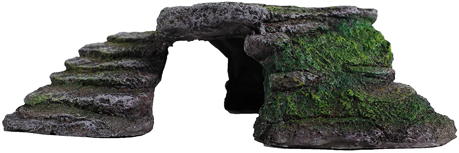 Penn-Plax Reptology Shale Scape Step Ledge for Reptiles – Small