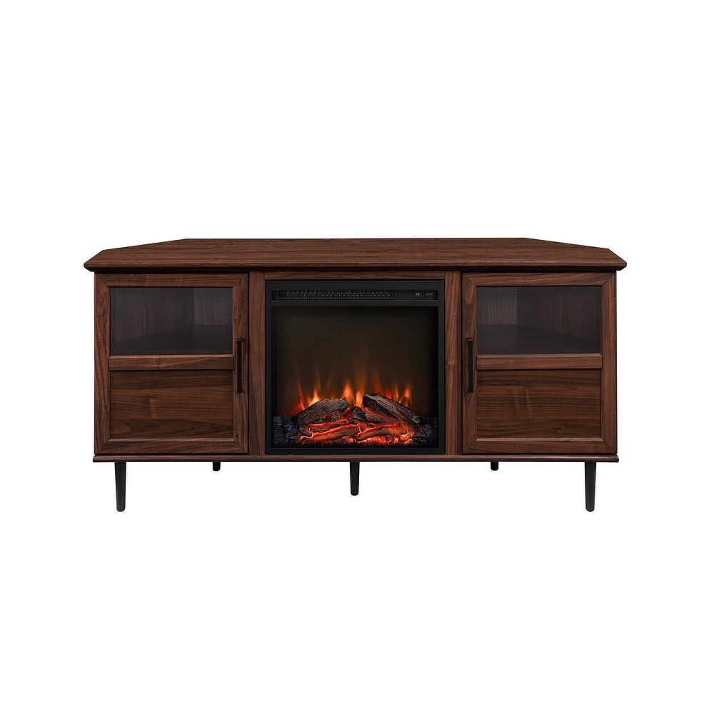 Middlebrook Modern Corner Fireplace TV Stand