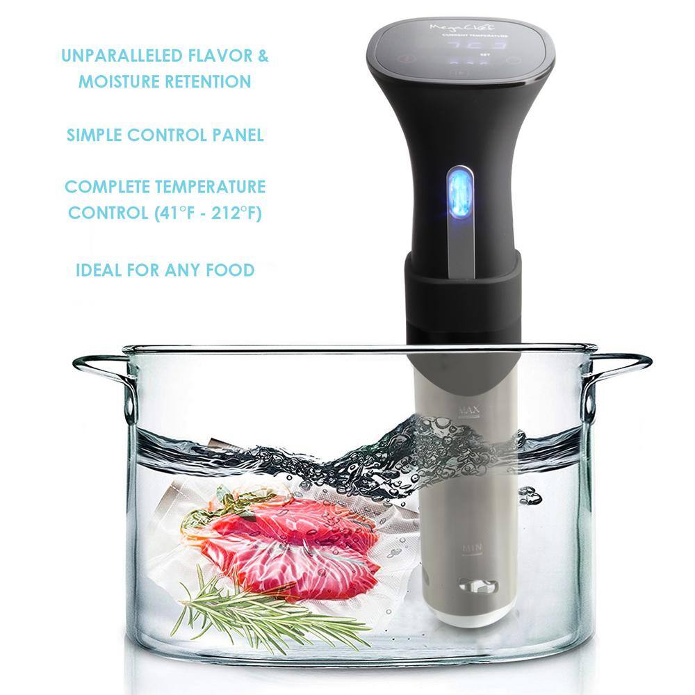 MegaChef Immersion Circulation Precision Stainless Steel Sous-Vide Cooker 985109611M