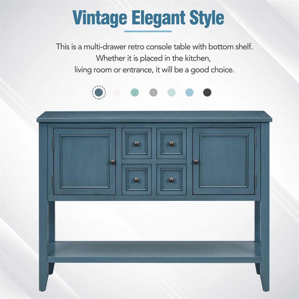 Storage Vintage Console Table