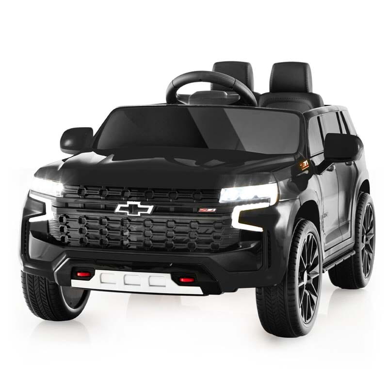 Licensed Chevrolet Tahoe Kids Ride On Car 12V Battery Powered Electric Truck SUV RC Vehicle with Light & Music