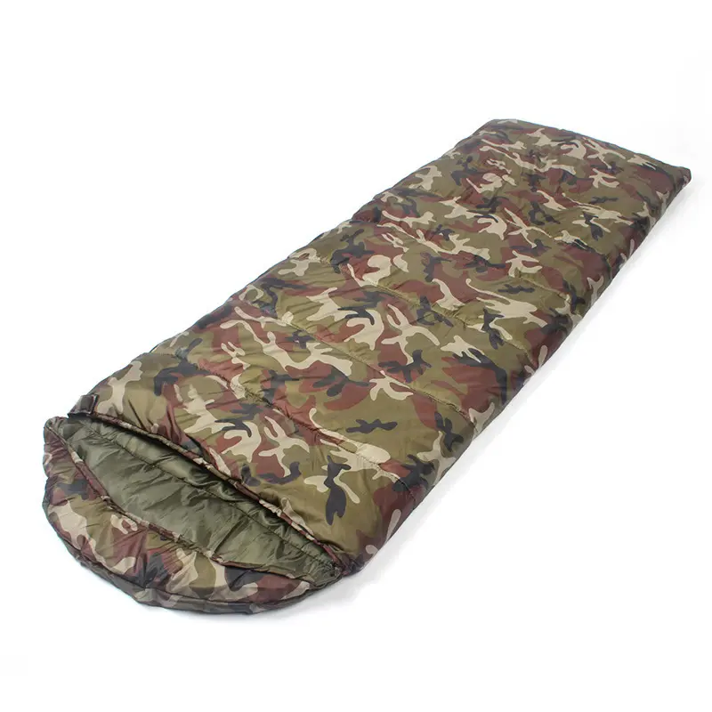 Wholesale outdoor travelling sleeping bags cheap human shape liner cotton emergency hiking camping sleeping bag