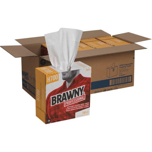 Georgia Pacific Brawny Professional H700 Disposable Cleaning Towels by GP Pro in Tall Box  GPC25070CT