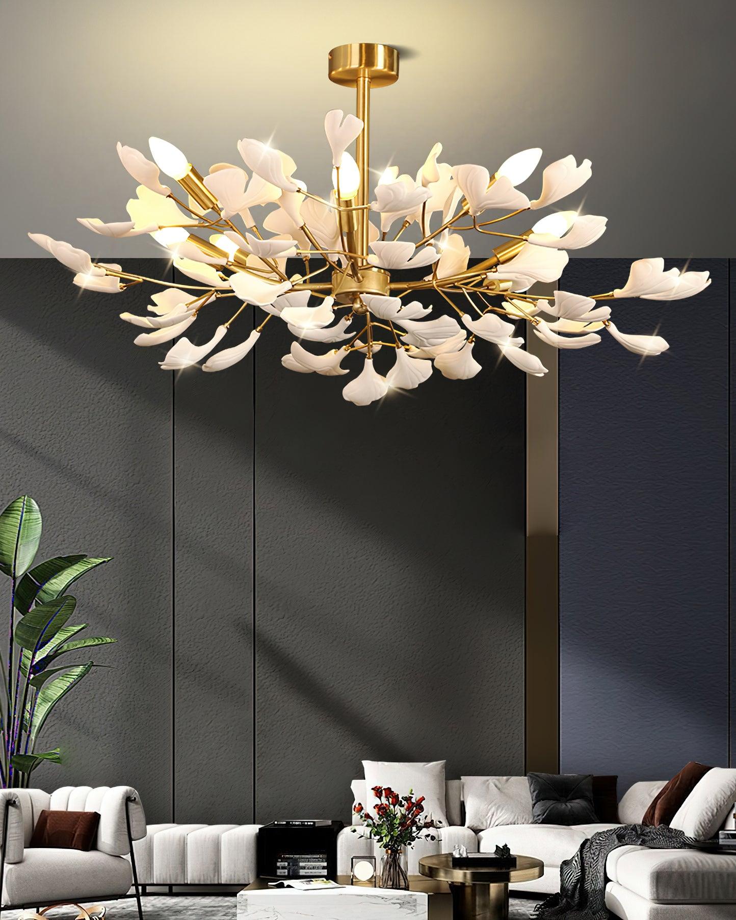 Gingko Chandelier J