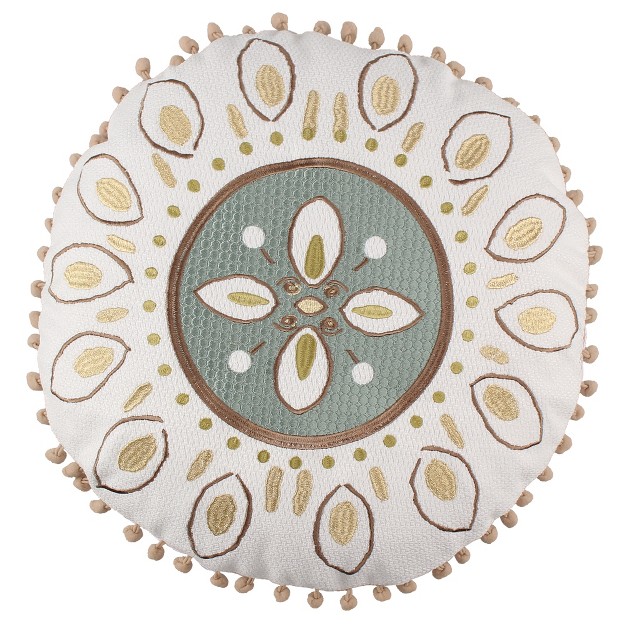 Cosima Round Medallion Decorative Pillow Villa Lugano By Levtex Home