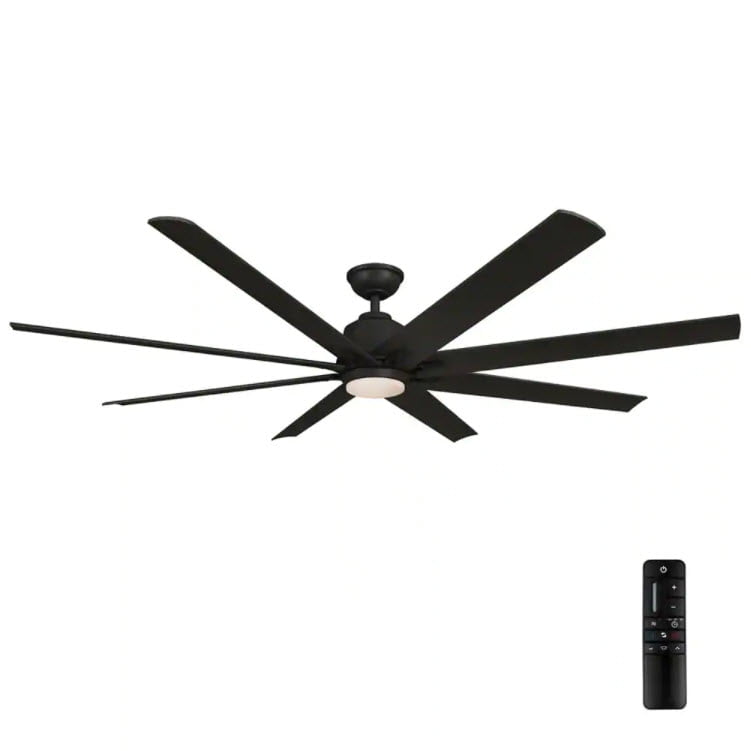 Home Decorators Collection 72 in Kensgrove LED Lighted Ceiling Fan Matte Black