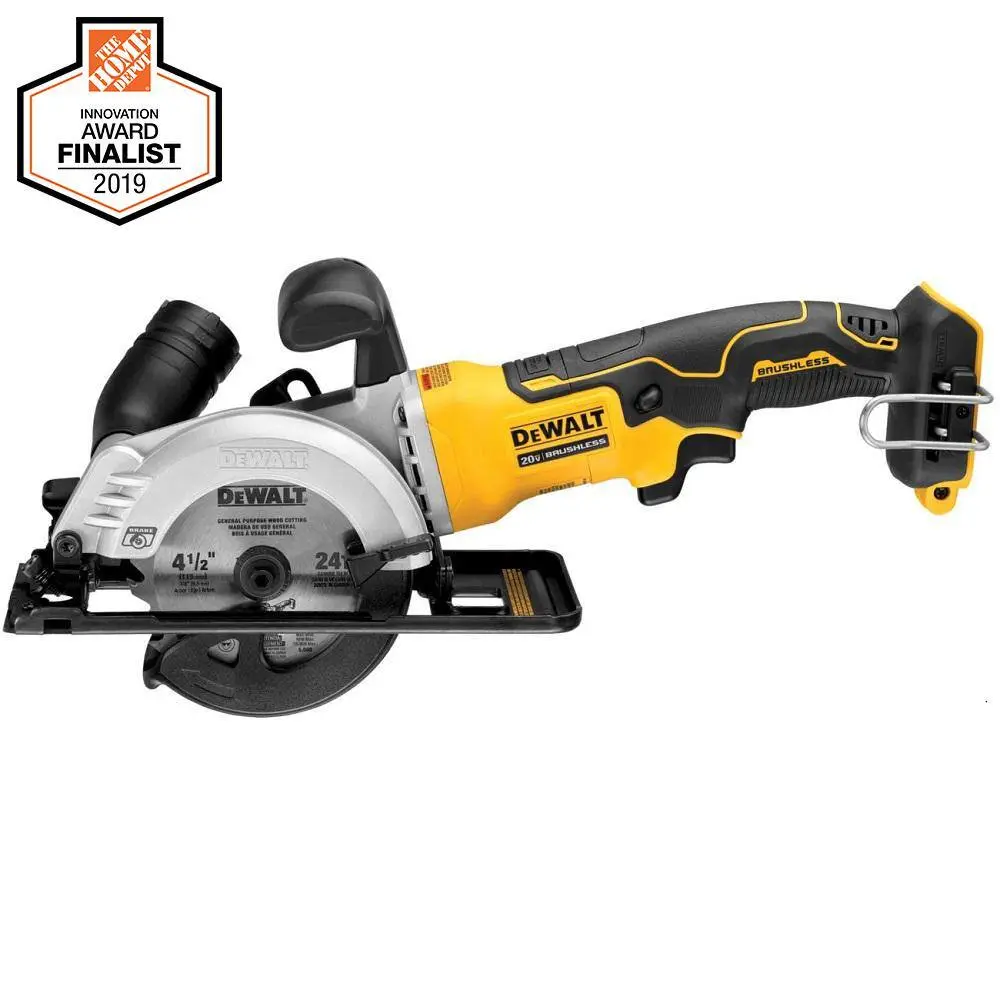 DW ATOMIC 20V MAX Cordless Brushless Compact 12 in. DrillDriver 4-12 in. Circular Saw and (2) 20V 1.3Ah Batteries DCD708C2W571B