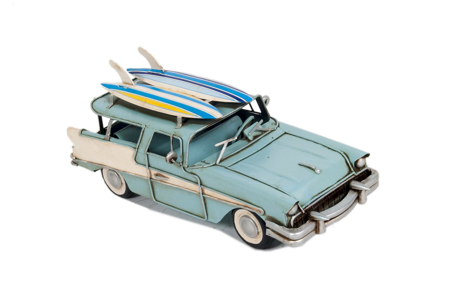 1957 Ford Country Squire Station Wagon Blue by Xoticbrands - Veronese Size (Small)