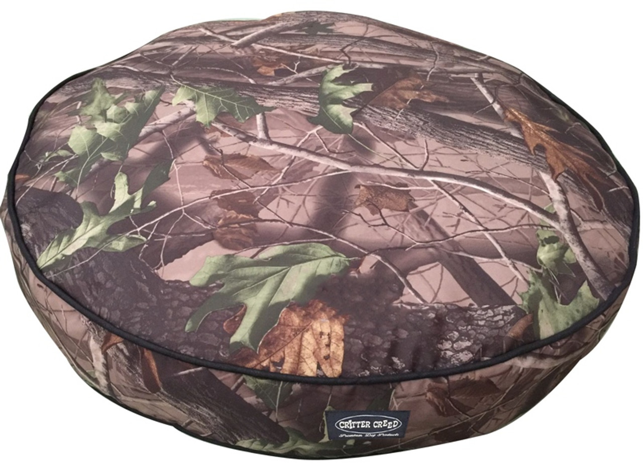 Taj Imports - Round Dog Camo Bed