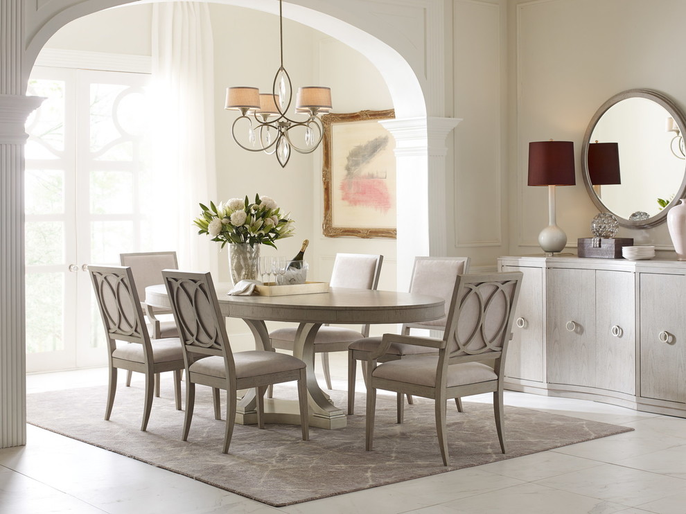 Emma Mason Signature Swartz Upholstered Side Chair (Set of 2) in Shadow Grey   Transitional   Dining Chairs   by Emma Mason  Houzz