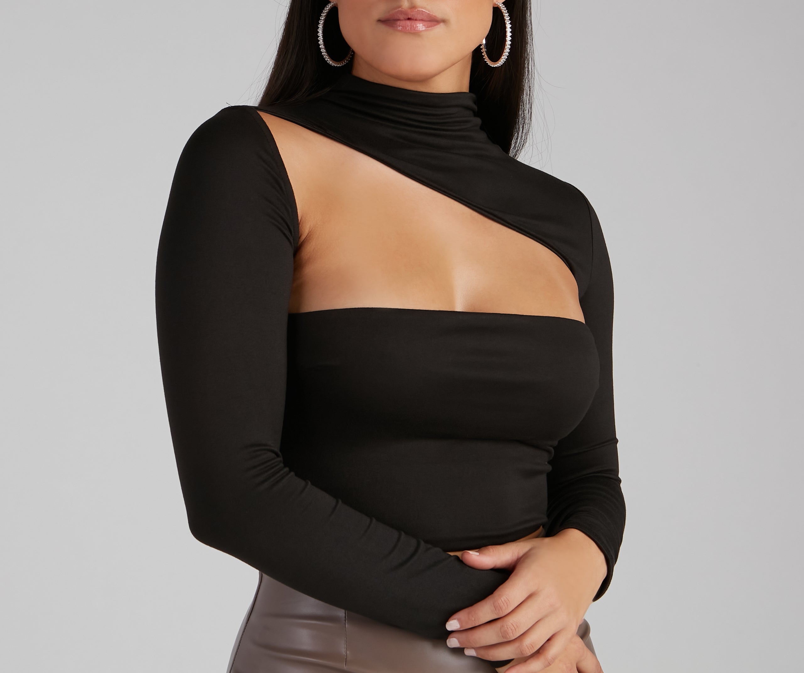 Make It Bold Cutout Crop Top