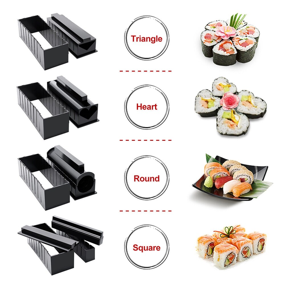 11pcs Sushi Maker Kit with Premium Sushi Knife  DIY Sushi Set Sushi Rolls   M