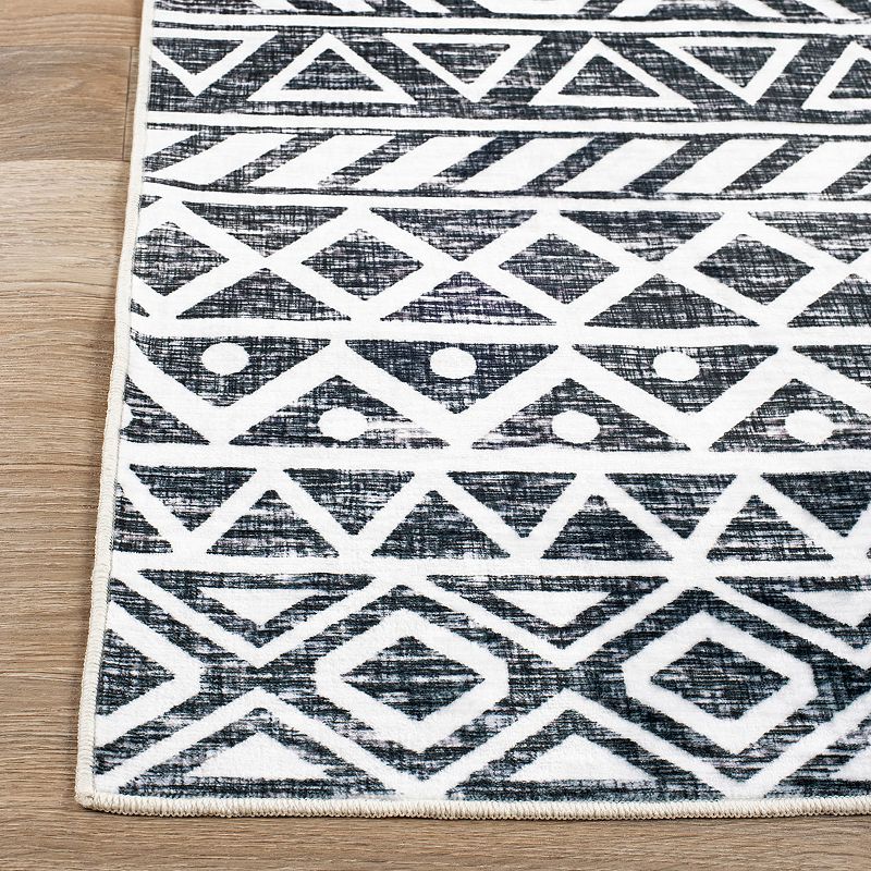 World Rug Gallery Austin Contemporary Machine Washable Rug