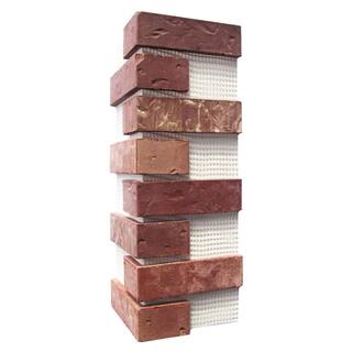 Old Mill Brick Brickwebb Independence Thin Brick Sheets - Corners (Box of 3 Sheets) 21 in x 15 in (5.3 linear ft.) BWC-370011CS
