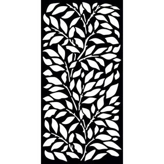 Matrix 0.3 in. x 71 in. x 2.95 ft. Jungle Decorative Fence Panel Screen B-JU1809F-CH