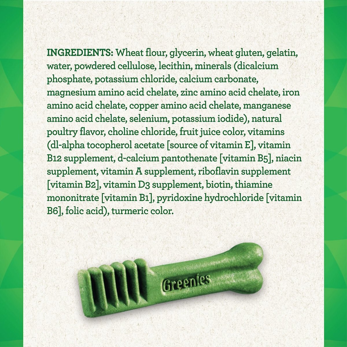 Greenies Regular Dental Dog Treats