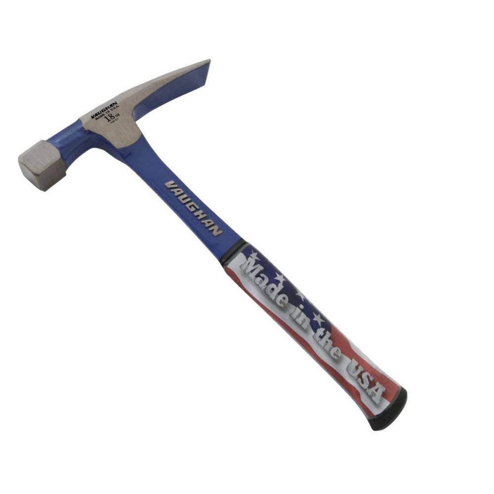 Vaughan 18 oz. Steel Bricklayer Hammer with 11 in. Handle ABL18