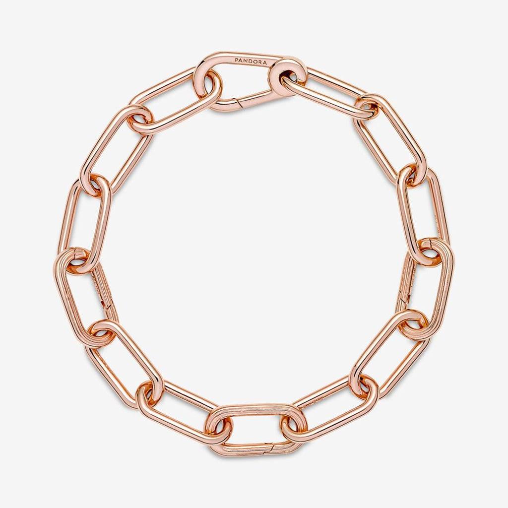 PANDORA  Pandora ME Link Chain Bracelet with 3 Connectors in Rose Gold