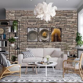 M-Rock P-Series 5 in. x 20 in. Clover Dale Ledge Stone Concrete Stone Veneer ( 4.9 sq. ft.bx) mrcloverdalebx
