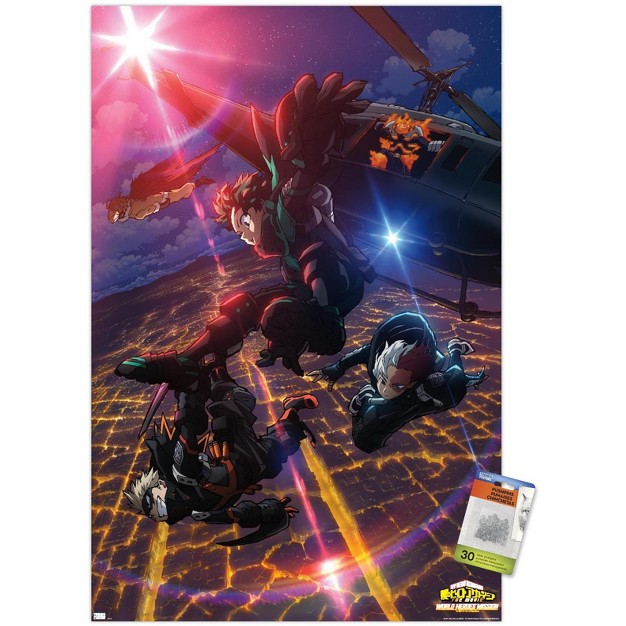 Trends International My Hero Academia Movie 3 Teaser Unframed Wall Poster Prints