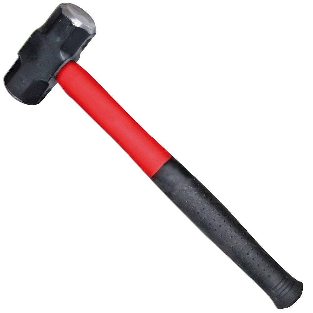 URREA 16 lbs. Steel Octagonal Sledge Hammer With Fiber Glass Handle 1440GFV