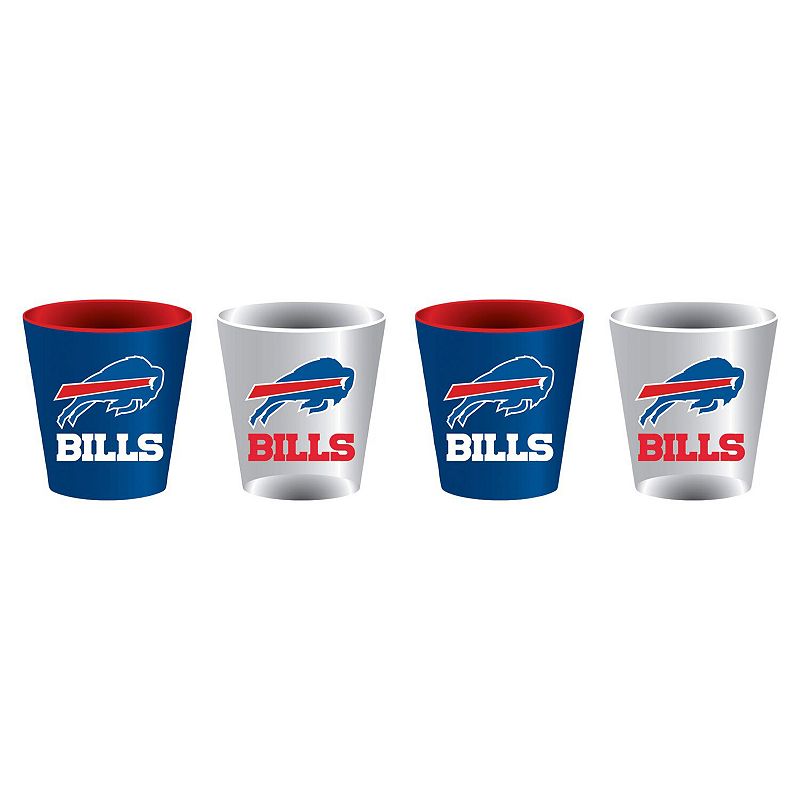 Buffalo Bills Four-Pack Shot Glass Set