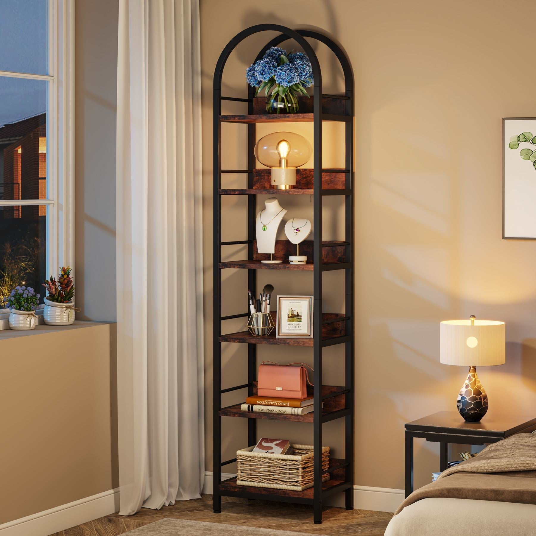 6-Tier Bookshelf, 78.7