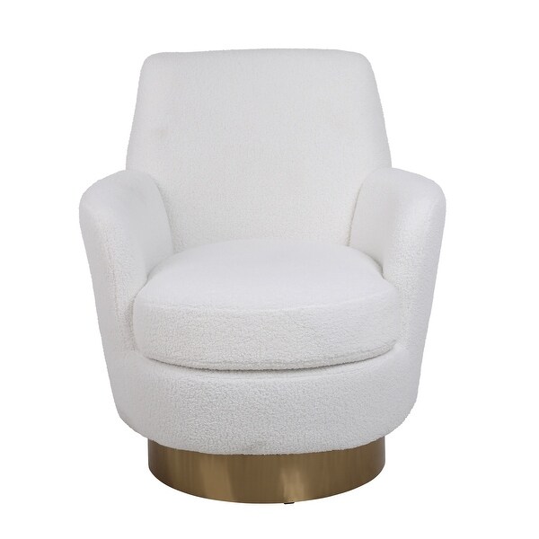 Velvet Swivel Barrel Chair，Swivel Accent Chairs Armchair for Living Room