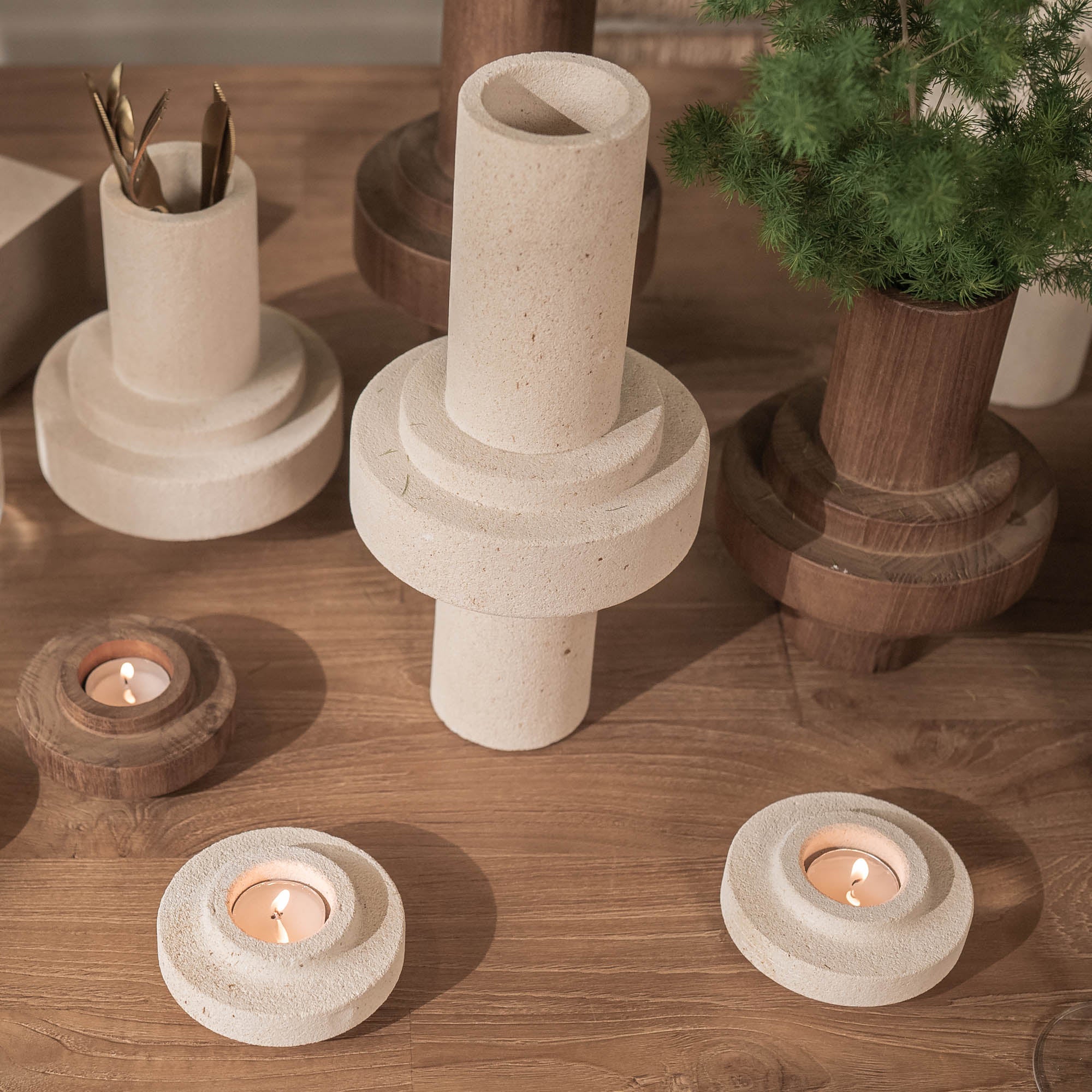 D-Bodhi Ring Candle Holder - One Tone