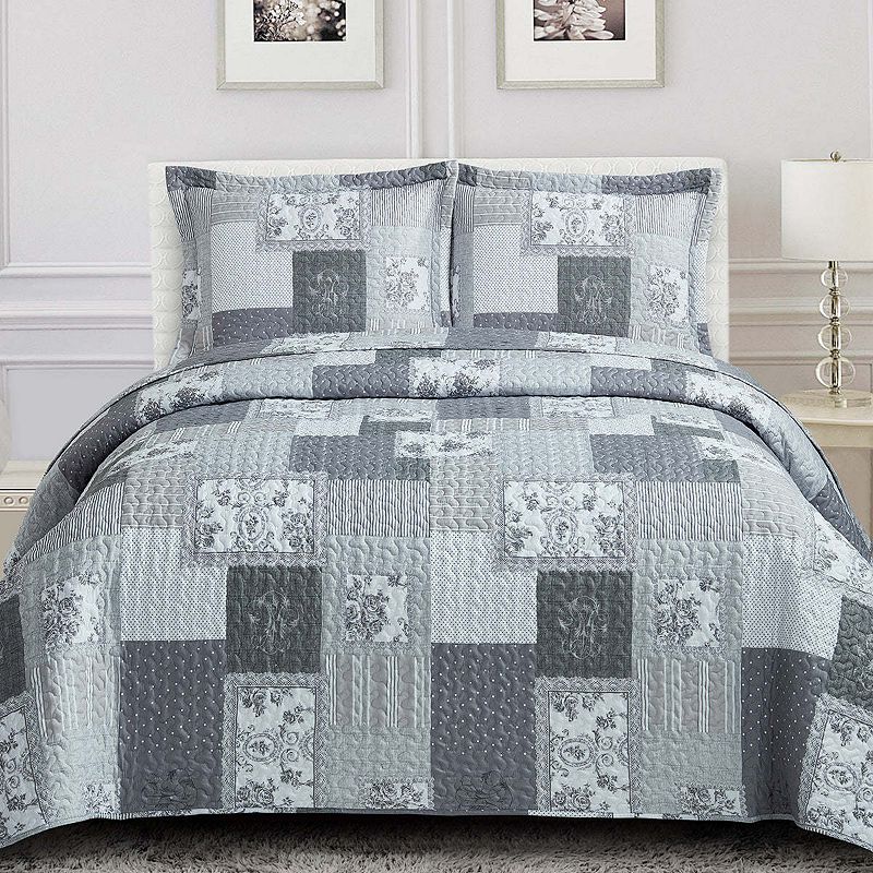 Rochelle Reversible Quilt Bedspread Set