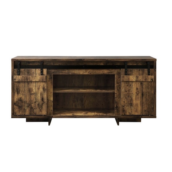 Global Pronex Bellarosa TV Stand， Rustic Oak