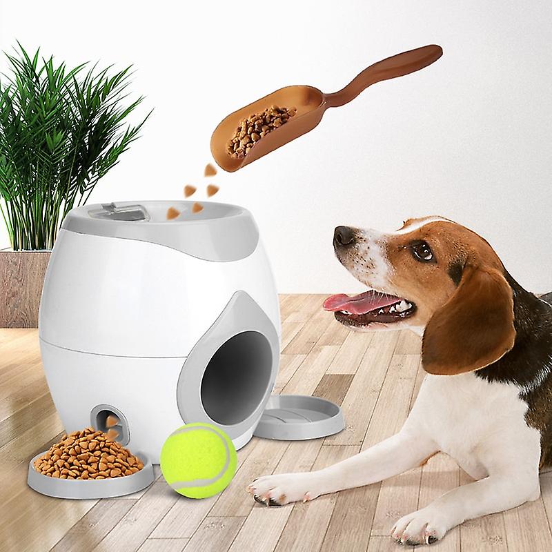 Tennis Launcher Dog Ball Throwing Machine Dog Accessories Automatic Pet Feeder Interactive Dog Toys Food Reward Machine