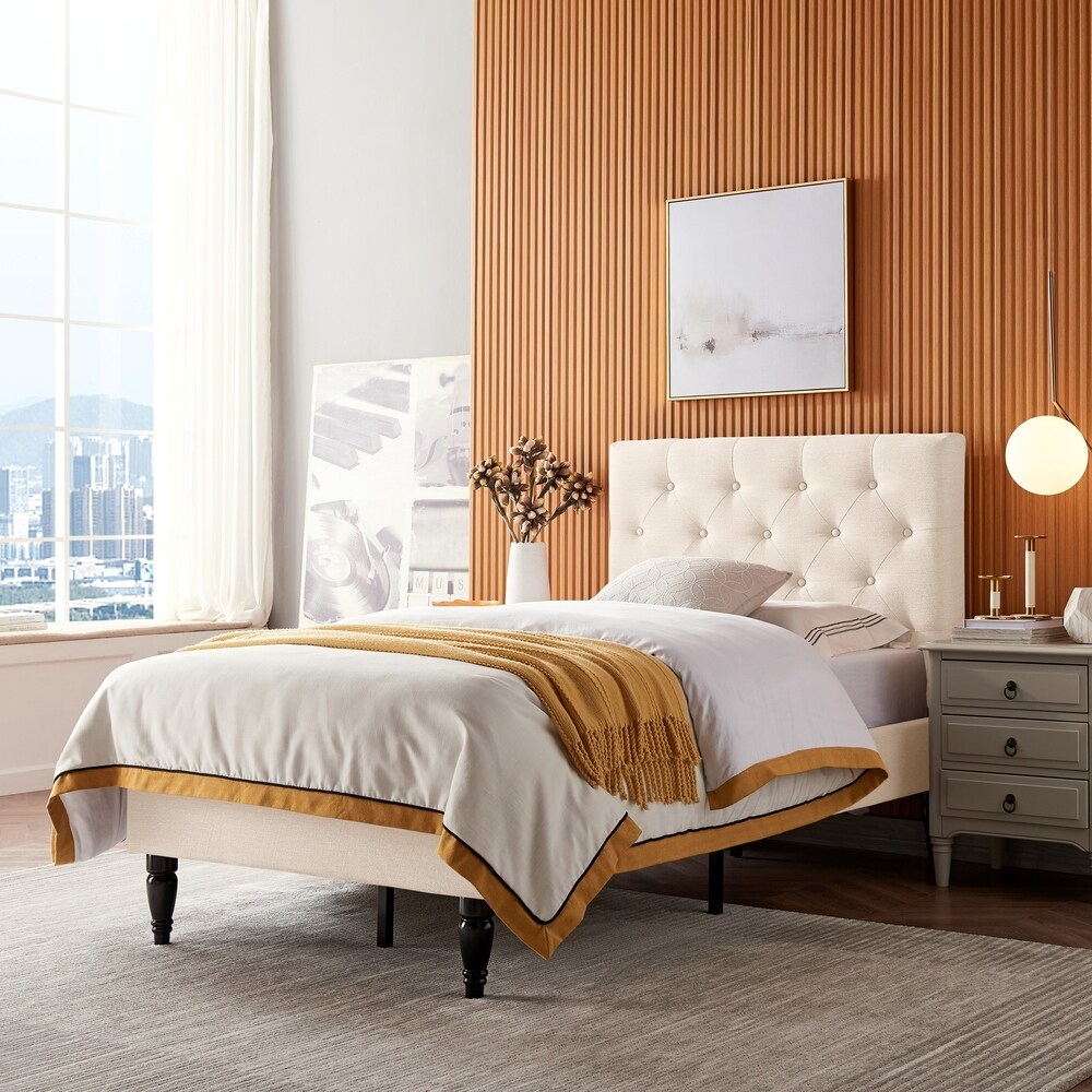 Atterbury Twin size Contemporary Tufted Platform Bed by Christopher Knight Home