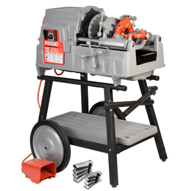 Reconditioned RIDGID 535 V3 Pipe Threader with 811A Dies  New Universal Cart - Affordable Tools